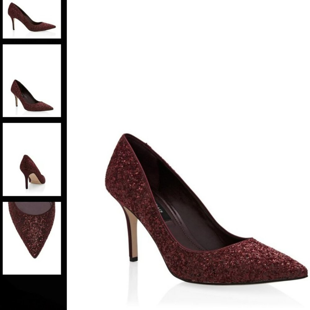 WHBM Glitter Heels 9.5
